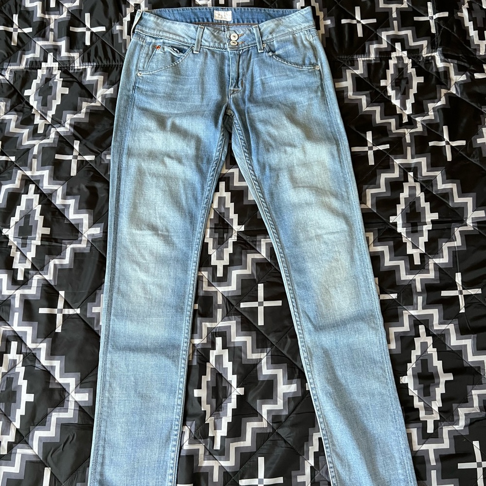 Hudson Jeans Blue Skinny Fit Denim